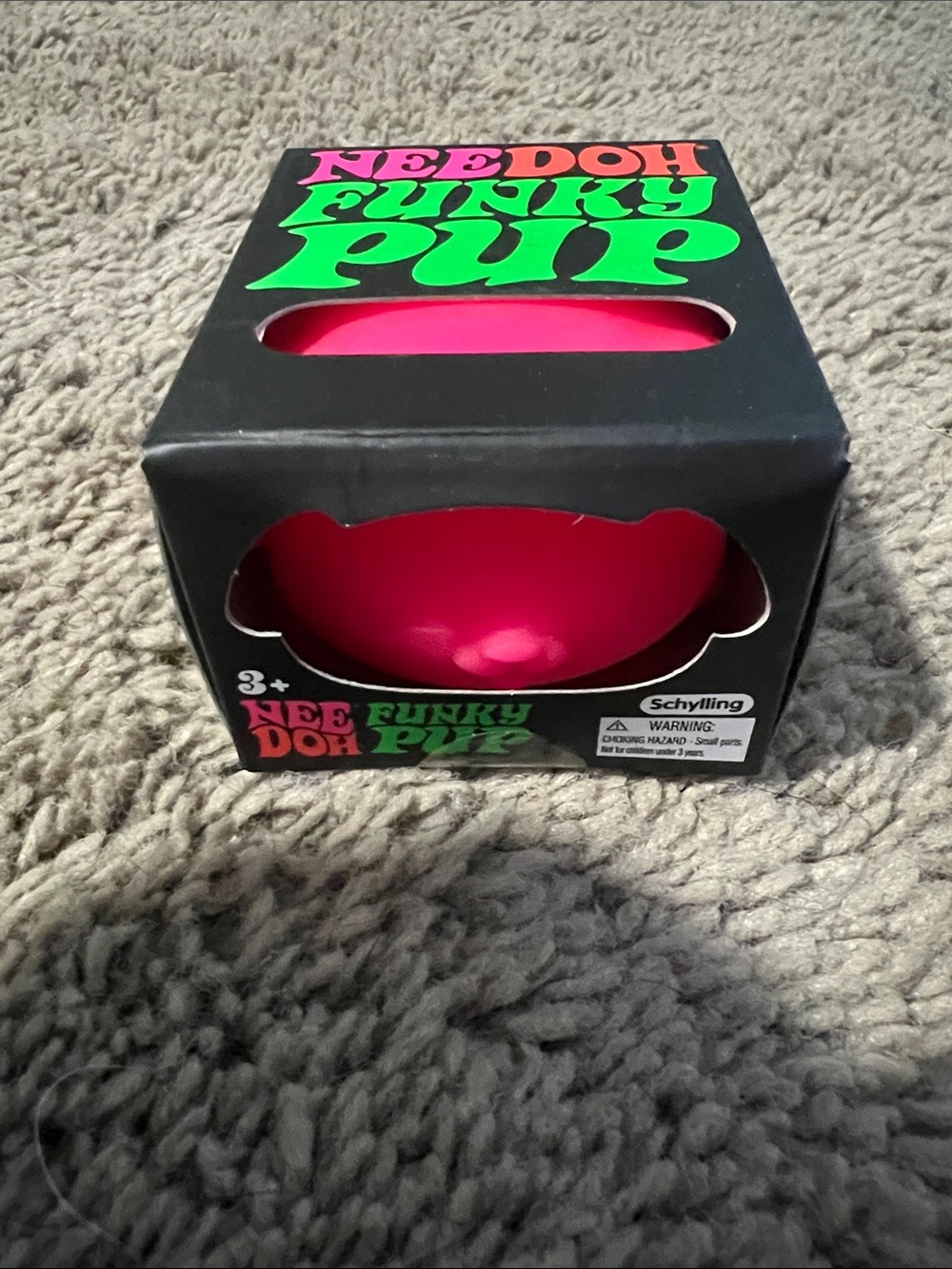 NeeDoh Funky Pup Stress Ball - Bright Pink